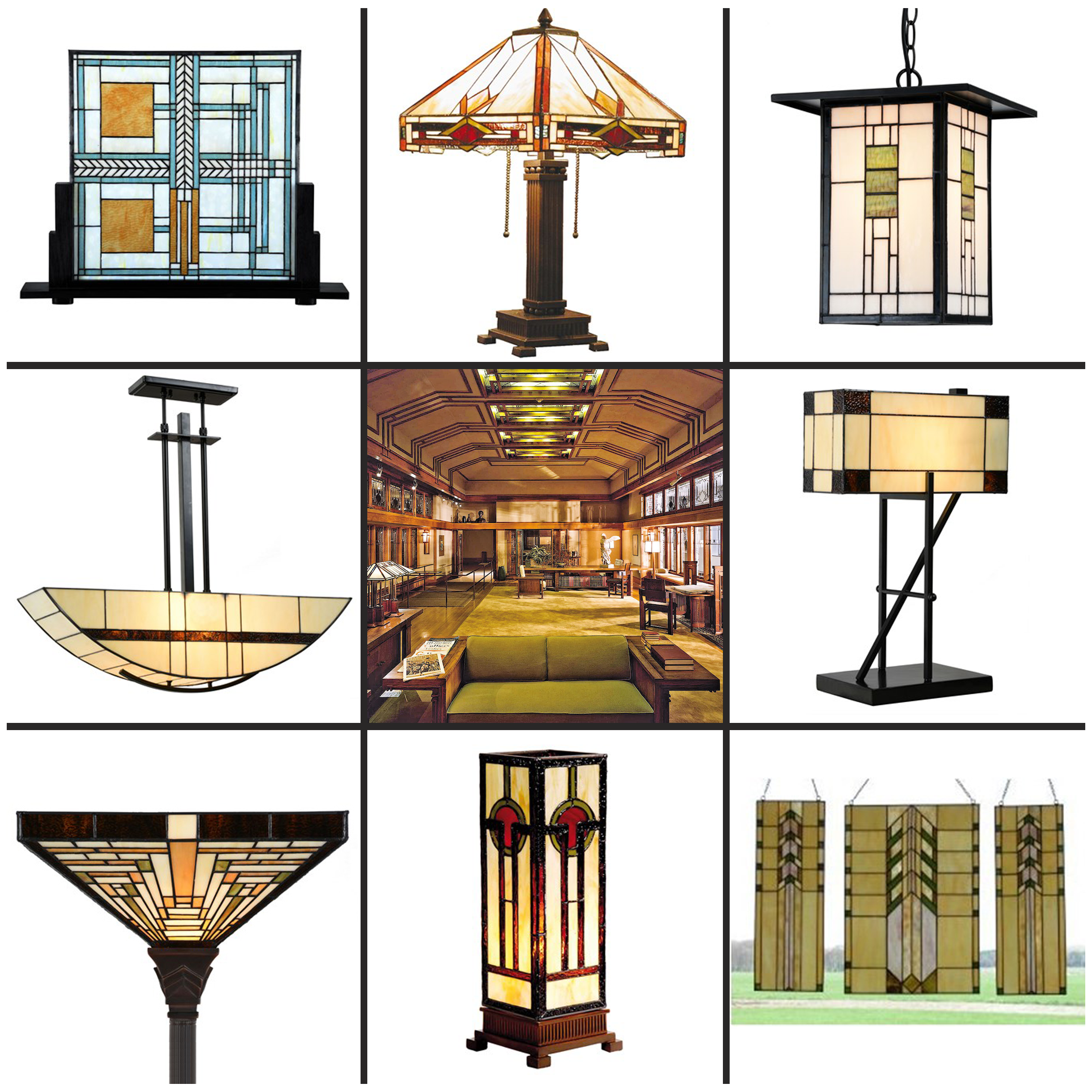 Collage Frank Lloyd Wright Collage Frank Lloyd Wright